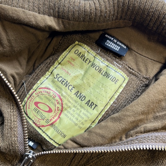 Oakley Lambs Wool Pullover Sweater Military Green Milsim Army Style Sweatshirt - Picture 4 of 13